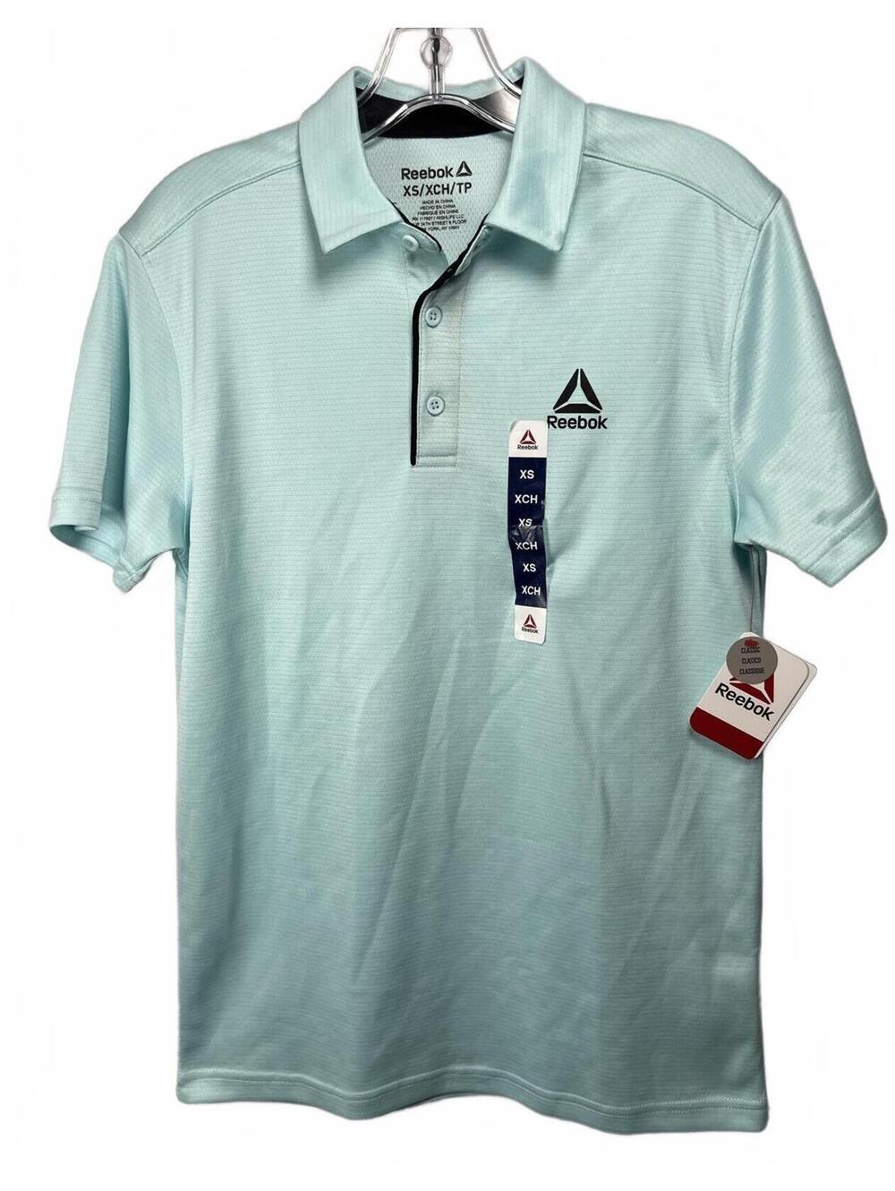 Reebok Classic Light Blue Polo Shirt XS